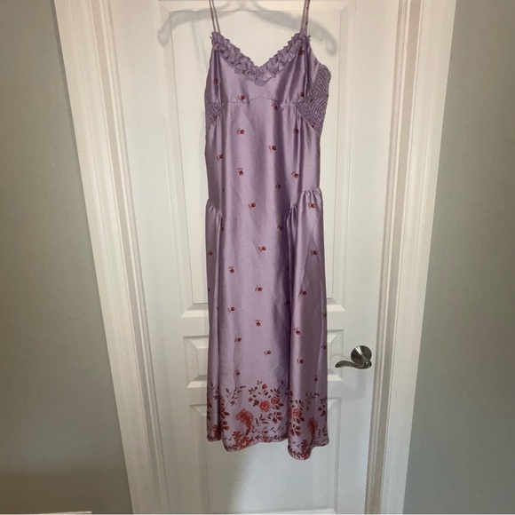 Free People On My Own Dress Lilac Combo 👗 - Picture 5 of 8